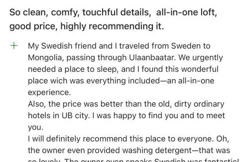 Downtown Ulaanbaatar Apartment | The All-in-One Loft