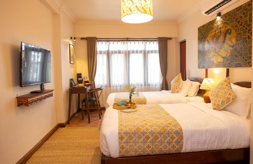 Thamel Hotel | The Central Courtyard Thamel - Kathmandu's Best Kept Secret