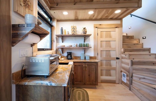 Primrose Cabin | The Fern Tiny Cabin with WiFi and Private Trails