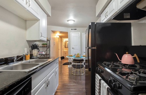 Oakmont Heights Apartment | The Flamingo | Whimsical | Central AUS | Sleeps 5