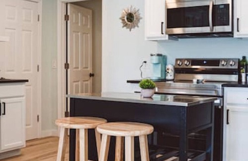 St. Augustine Beach Apartment | The Hibiscus Hut | Cozy spaces for crisp fall days!