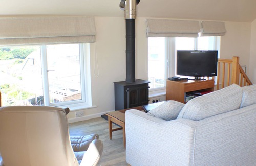 Polzeath Apartment | The Loft - a converted duplex a 3 minute walk to Polzeath Beach! Sleeps 4 guests in 2 bedrooms