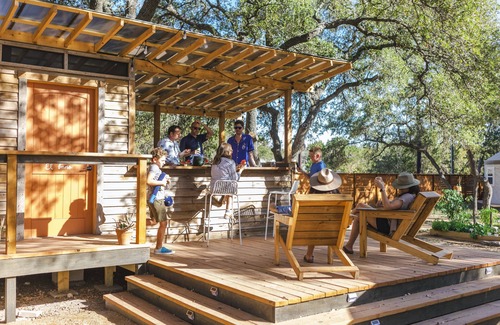 Lakeway House | The Macaw yurt
