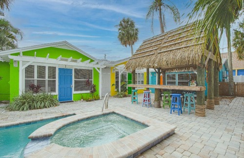 Indian Rocks Beach Cottage | The Seaside Cottages are located just across the street from Indian Rocks Beach!