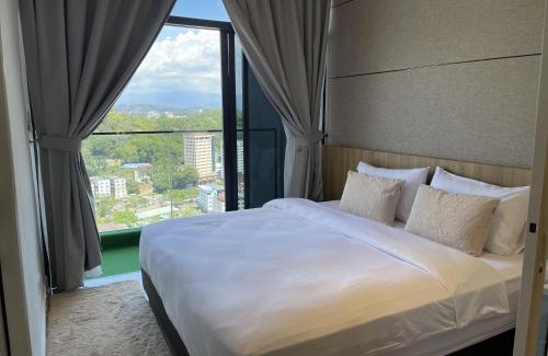 Downtown Kota Kinabalu Apartment | The Shore B-23A TOP Floor City View by Shorever