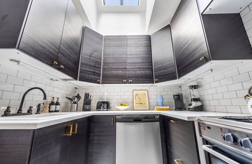 West Village Apartment | The West Village Penthouse | Huge Windows + Desk + Skylights + Cobblestone Street