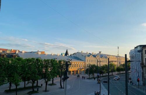 Kaunas Apartment | Three bedroom with two terraces for 7people+baby