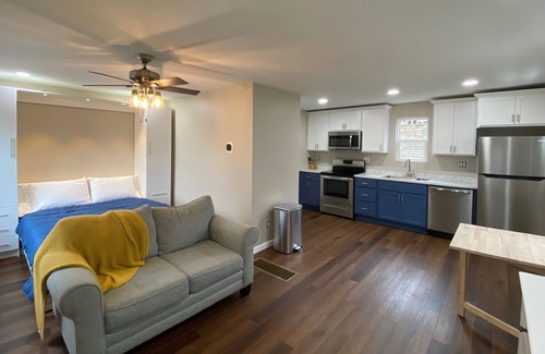 Morgantown Cottage | Tiny Blue House offers Simplicity in a great location