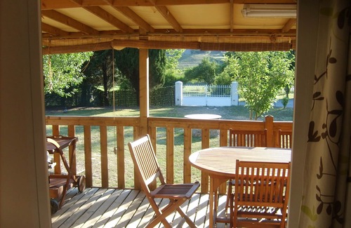 Thoiras House | TOP COMFORT Mobilhome 35m² on private land with trees of 800 M². private pool