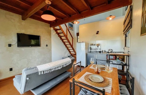 Garopaba House | Tourmaline studio, views of the sea, dunes and lagoon.