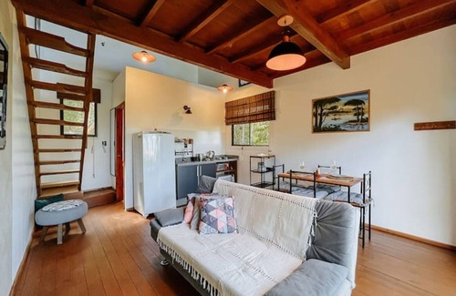 Garopaba House | Tourmaline studio, views of the sea, dunes and lagoon.