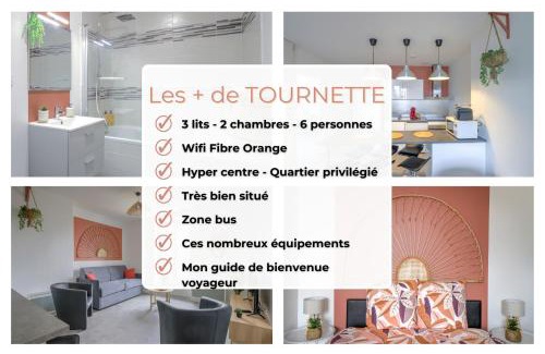 Champ de Foire Apartment | Tournette -6 pers - Hyper Centre - WIFI