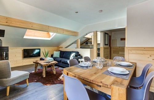 Chamonix City Centre Apartment | Town center at the foot of the Aiguille du Midi, two apartments, Mont Blanc view
