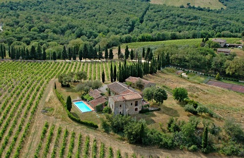 Castelnuovo Berardenga Cottage | Traumblick in die Toskana vom Landhaus mit Pool auf Hügel zw. Siena u. Florenz