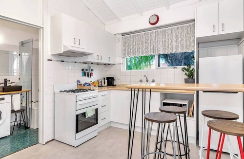 Glenelg North Apartment | Treetops at Glenelg Coastal Stay with Leafy Patio