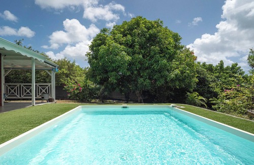 Anse-Bertrand Villa | Tropical escape in an authentic Creole villa with private saltwater pool.