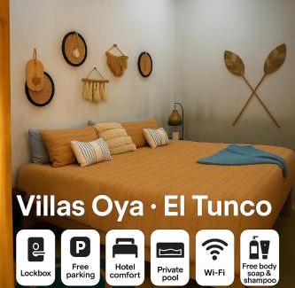 La Libertad House | Tropical Villa with Private Pool Just Minutes from El Tunco Villa Oya #2 Boho Chic Escape, El Tunco, Surf Yoga