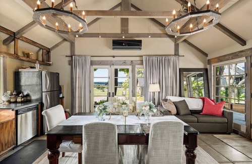 Spokane Villa | Tuscany Styled Open Beamed Retreat on South Hill with Gorgeous Mountain Views