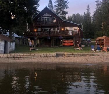 Rathdrum House | Twin Lakes Waterfront Retreat with Private Dock Fire Pit And Family Friendly Space