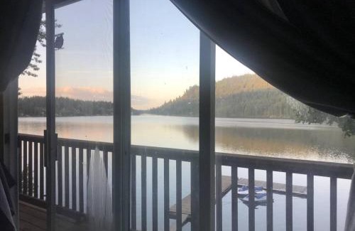 Rathdrum House | Twin Lakes Waterfront Retreat with Private Dock Fire Pit And Family Friendly Space