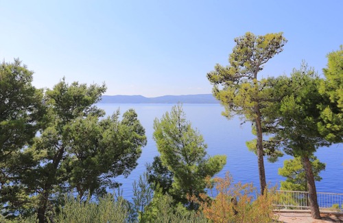 Brela Apartment | Two bedroom apartment with terrace and sea view Brela, Makarska (A-6688-d)