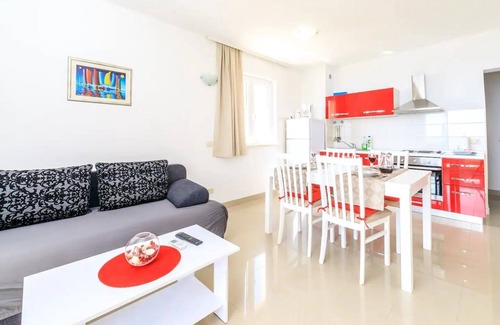 Brela Apartment | Two bedroom apartment with terrace and sea view Brela, Makarska (A-19998-c)