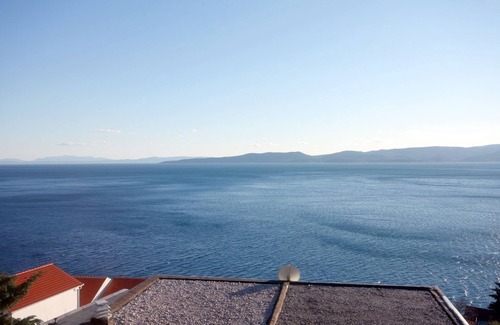 Pisak Apartment | Two bedroom apartment with balcony and sea view Pisak, Omiš (A-5975-e)