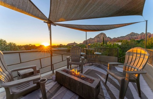 West Sedona House | Two Custom Homes with Pool, Spa, Rooftop Deck
