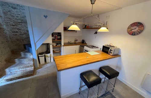 Bazoges-en-Pareds Cottage | Two gites located side by side in a medieval village with heated pool sleeps 7/8