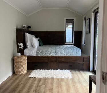 Waitoki House | Two Off Grid Country Cabins 1 Double Bed in Each