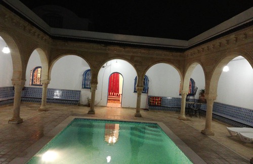 Houmt Souk House | Typical house (mouth) with swimming pool not overlooked