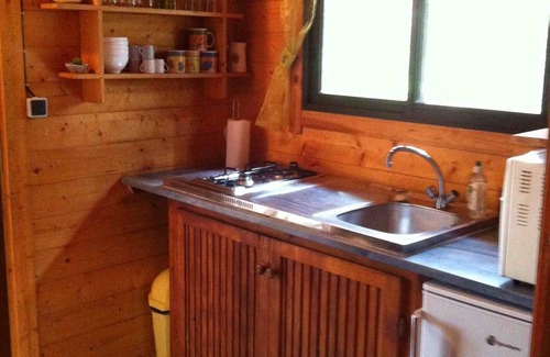 Petreto-Bicchisano House | U Pratu, bungalows surrounded by nature, natural pool and organic garden