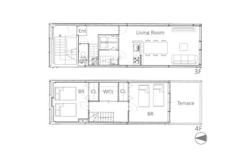 Uchi Machi Apartment | uchimachi301 しげの里リノベーション94平方メートルJR高松駅14分ことでん片原町駅3分メゾネットペントハウス