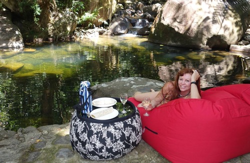 Diwan House | Unique holiday home with private waterfalls and swimming pool right by your deck