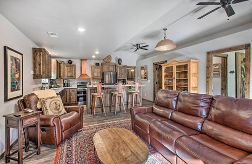 Red River Cabin | Unique Mtn Getaway w/Stunning Outdoor Area!