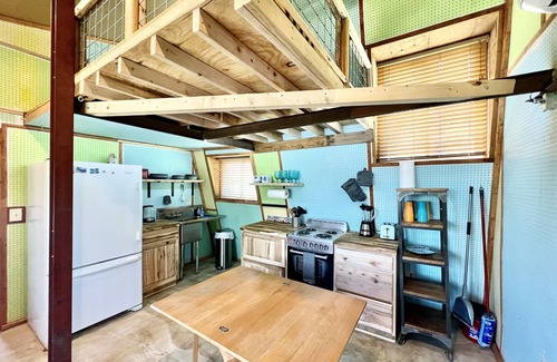 Wimberley Cabin | Unique Tilted Treehouse, Private Hot Tub, VIEW on acreage
