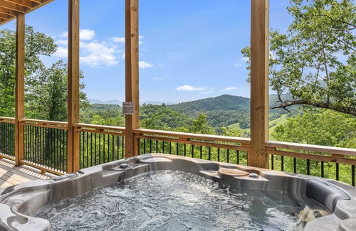 Wears Valley Cabin | Unobstructed Mountain Views | Heated Indoor Pool