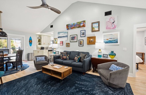 Isle of Palms House | Updated 3 bedroom home, walk to beach, private pool, screened porch!