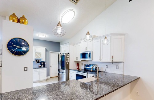 Doctors Inlet House | Updated home with patio, grill, wood-burning fireplace, central AC, & internet