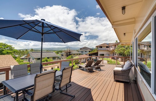 Poipu Cottage | Updated Poipu Home: Large Deck w/Scenic View