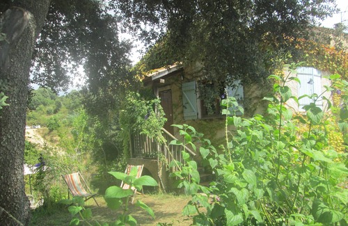 Sarrola-Carcopino Cottage | Very quiet, air-conditioned cottage on private property with valley and sea views