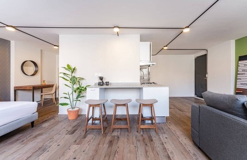 Roma Sur Apartment | VH | Loft 1 BR and Wifi + Outdoor Spaces Condesa 288