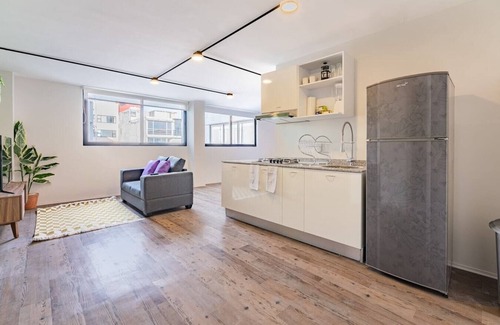 Roma Sur Apartment | VH | Loft 1 BR and Wifi + Outdoor Spaces Condesa 288