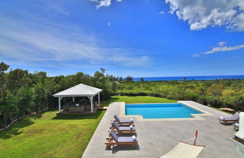Les Terres Basses House | Villa 180 ° ocean view, 2 swimming pools, absolute calm, near to the beach