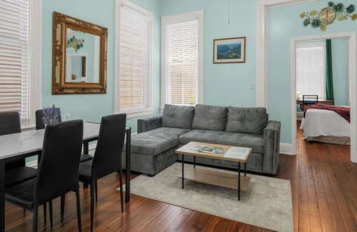 Savannah Victorian District House | Victorian Duplex Home Near Forsyth Park.