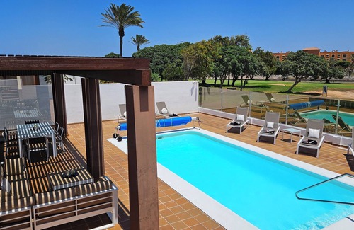 Caleta de Fuste Villa | Villa BELLA on Golf in La Estancia-400M- beach,Caleta Fuste-Fuerteventura