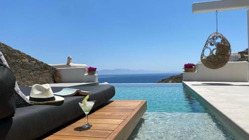 Psarou Villa | Villa Camelia 1 - Psarou View - Private pool and Jacuzzi