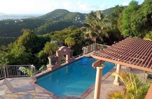 Estate Chocolate Hole and Great Cruz Bay Villa | Villa Capiz: Luxury Hilltop Villa with Pool, Jacuzzi and Panoramic Ocean Views