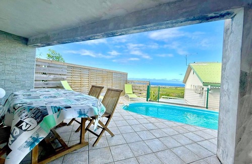 Sainte Marie Villa | Villa Copernic, Pool and Ocean View