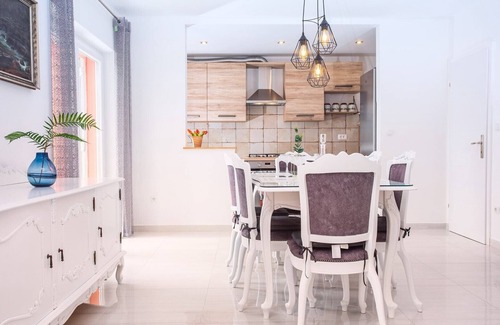 Okrug Gornji Villa | Villa Dawn-heated private pool, 100m to beach and restaurants, Trogir 1.7km